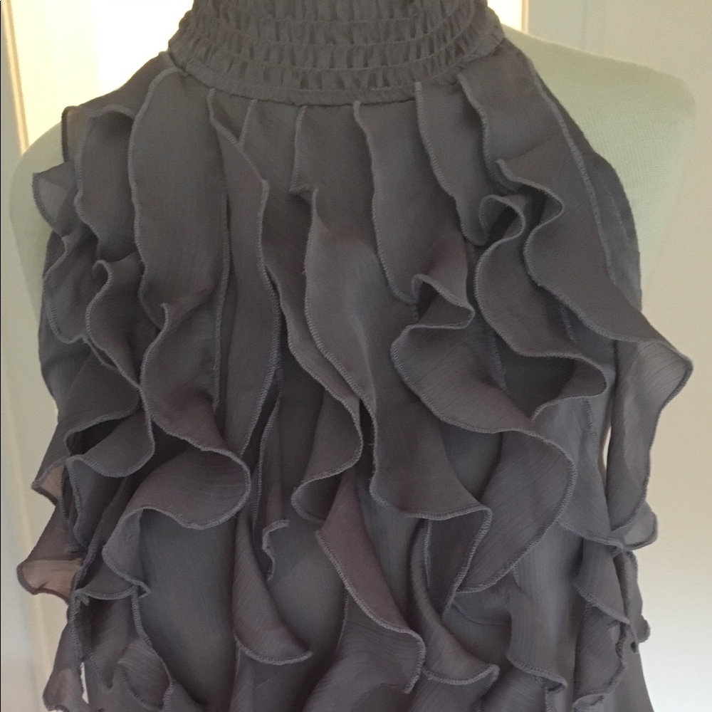 Tuxedo silk top. Runs more like a size 8